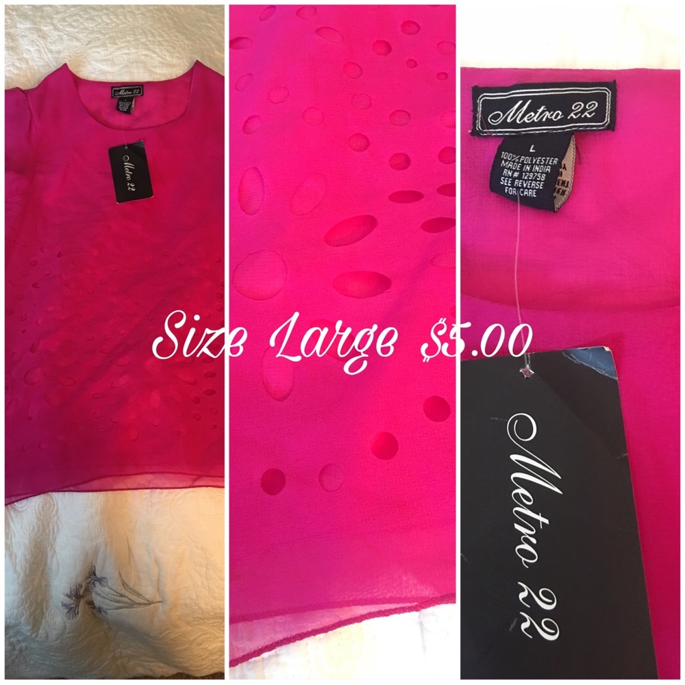 Metro 22 Pink Top